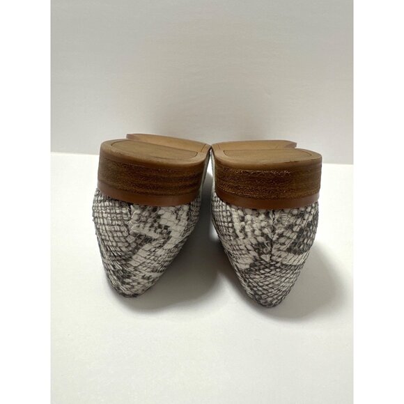 Franco Sarto Clarise2 Snake Print Leather Loafers Womens Shoes Size 8.5 slip-on - Picture 7 of 14